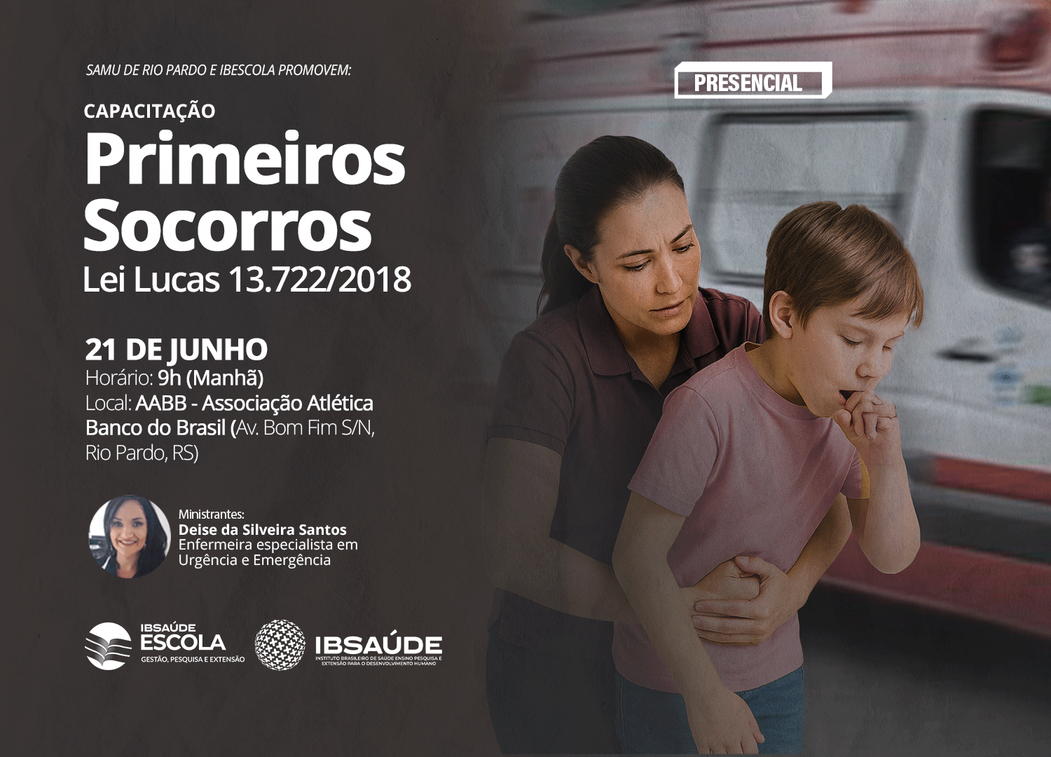 Primeiros Socorros- Lei Lucas