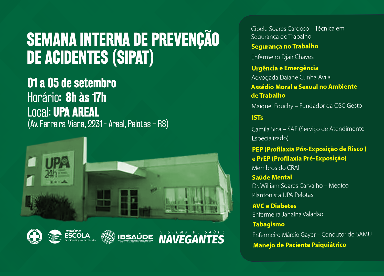 Semana interna de prevenção de acidentes (SIPAT)