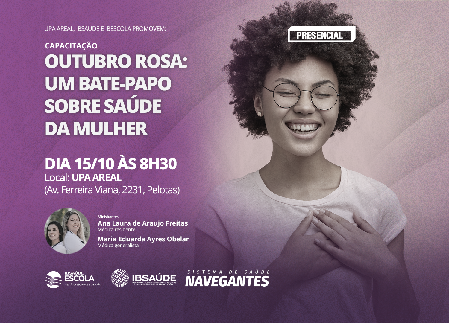 Outubro Rosa: Um bate-papo sobre saúde da mulher