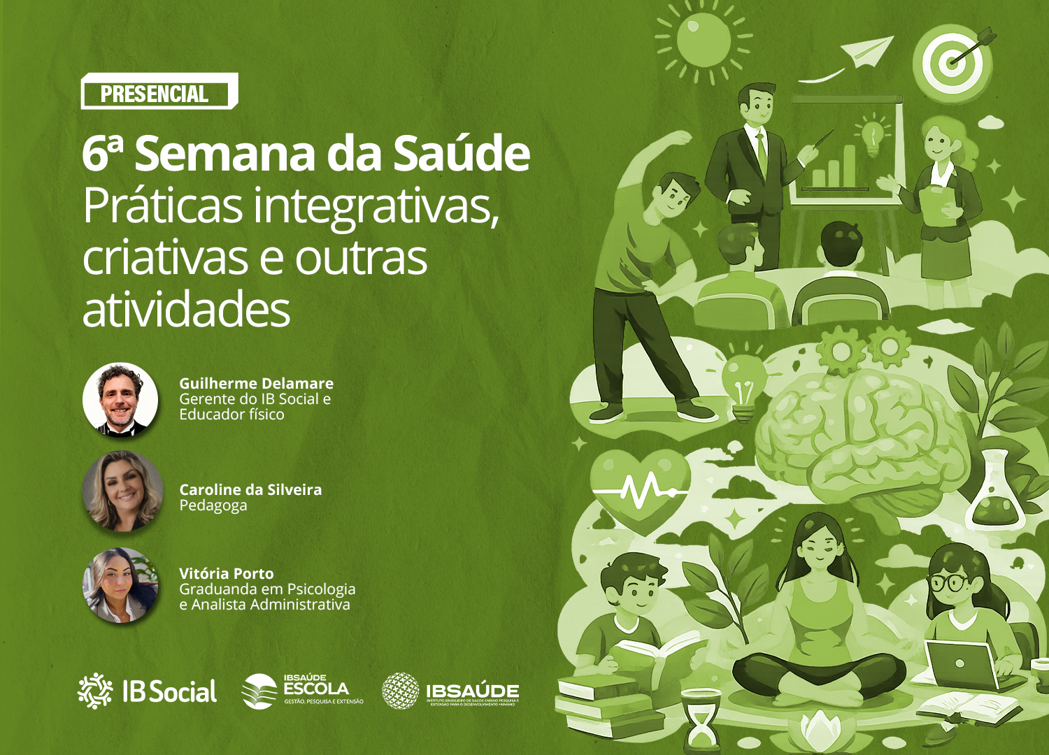 6ª semana da saúde - práticas integrativas, criativas e outras atividades