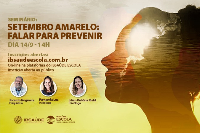 Setembro Amarelo: falar para prevenir